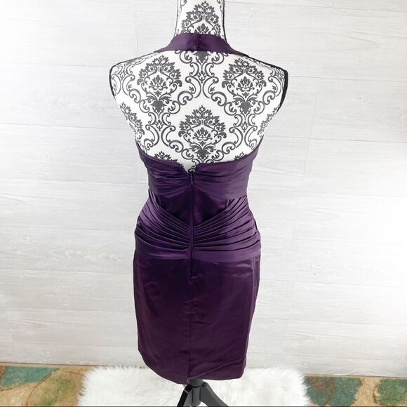 Zac Posen Truly Satin Sweetheart Bodycon Dress - Picture 5 of 7